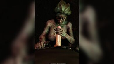 Leon gets a steamy thank you from Deborah in 'Deborah thanks Leon in her own special way' by Savagecabbage.