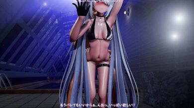 Iori in a sexy swimsuit, getting wet and wild!