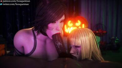 Asuka and Lilli's Forbidden Fuck Fest on All Hallows' Eve [Bouquetman]