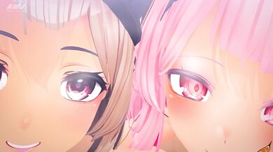[Nimoji] Kikyo and Selestia's Dual Masturbation Session (Complete Collection)