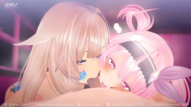 [Nimoji] Kikyo and Selestia's Dual Masturbation Session (Complete Collection)