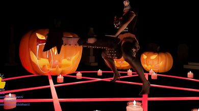 Black Widow's Big Futa Cock Ruins Halloween in the Latest Marvel Porn Parody