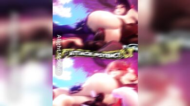 The Sword-Wielding Raiden Shogun and the Sexy Yae Miko Clash in a Heated Battle of Lustful Love-Making!