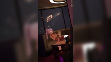 Stalked Futanari Gets Busted Pleasuring Herself until She Cums