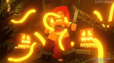 Erotic Ghostly Halloween Orgy with Lily in a Haunted Pumpkin Patch