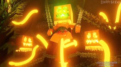 Erotic Ghostly Halloween Orgy with Lily in a Haunted Pumpkin Patch