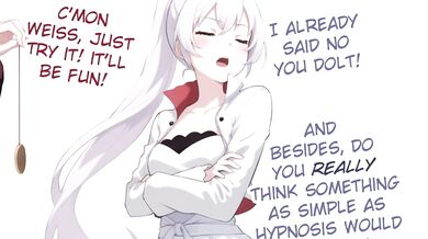 {RWBY} Weiss Schnee's Wet Pussy Gets Nailed by Two BBCs in a HMV Store Restroom