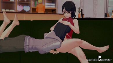 Sarada and Hinata Get Freaky After Hours in 'A Married Woman's Life'