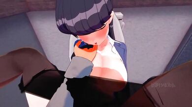 Horny Masturbation Video: Komi-San's First Time