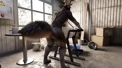 Hardcore fucking with a Fleshlight (by H0rs3)