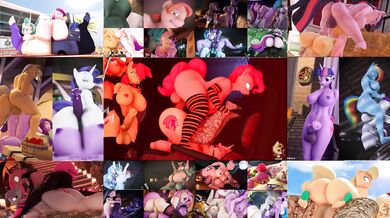 My Little Pony Futanari Wall Creampie Orgy