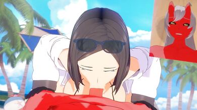 One Hour of Non-Stop Beach Blowjobs - Endless Orgasms on the Sandy Shores