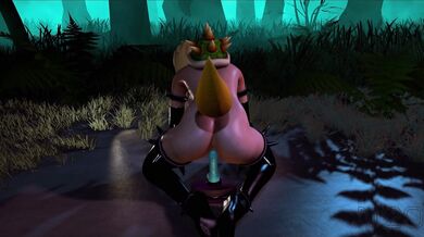 Bowsette's First Time: Anal & Cumshots Compilation!