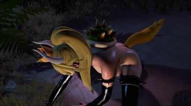 Bowsette's First Time: Anal & Cumshots Compilation!