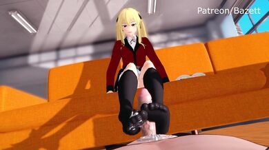 Sexy Moments Twist Sexuality - Anime and Hentai Hot Girl Panty Flashing BDSM Bondage - Kakegurui Twin vs Mary Saotome - Bazett