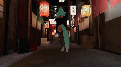 Jailbait Wolfgirl strips down and shows off her tight teen body in a shady back alley.