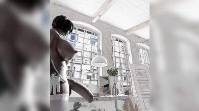 2P Futanari Indoor Swimming Pool