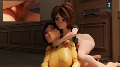 Aunt Cass' Randy Lesbian Romp with Tomago