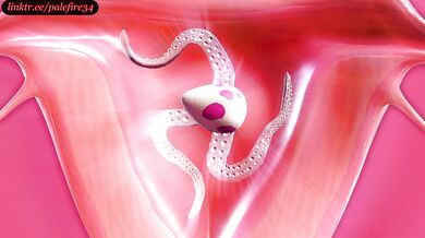 Drilling Tifa's tight slit (X-ray action)