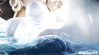 Tentacular Orgy Under the Sea with Navia's Hentai