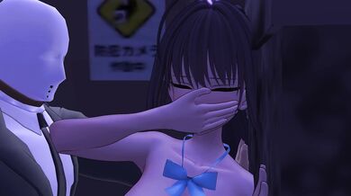 Slutty Sweetheart Karin Gets Paid for Anal in the Alleyway by Horny Hentai Colonel Pichu