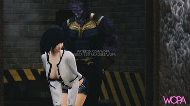 Thanos and Tifa Lockhart's Sizzling Fuck Session