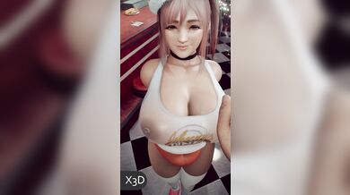 Happy X-Mas with Honoka [White][X3D]