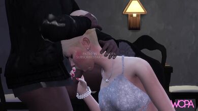 Blonde Wife Banged by BBC in Public Restaurant as Cuckold Hubby Jerks Off