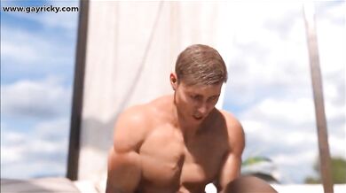 Chris the Muscle Lad Gets His Cock Stuffed!