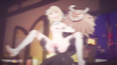 Genshin Sluts x Hilichurls [Trinity3D]