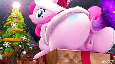 Amidst the Twilight, Pinkies asshole is invaded by Offscreens dildo