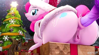 Amidst the Twilight, Pinkies asshole is invaded by Offscreens dildo