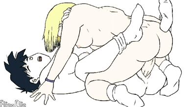 Futa Android 18 and Videl's Lesbian Fuck Fest