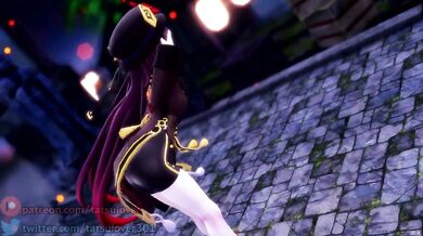 Come to Deep Blue Town - Hentai Adventures with Hu Tao