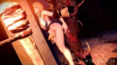 Busty Sophitia Fucks the Demonic Bulge Meister