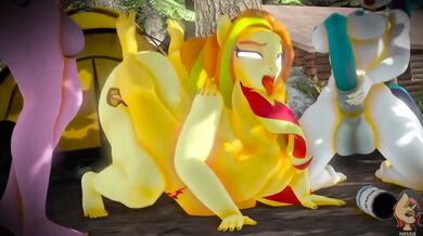 Sticky vinyl orgy with RealHMV pmv models!
