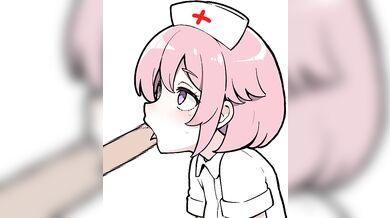 Naughty Nurse Nails her Patient's Pole with Lewd Lustful Licks
