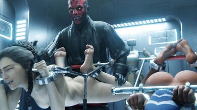 The Sith Lord's Anal Intrusion of Padmé Amidala
