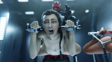 The Sith Lord's Anal Intrusion of Padmé Amidala