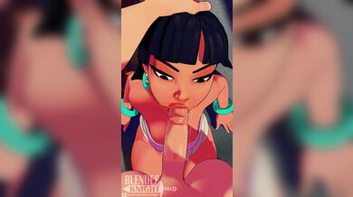 Rubbing Her Crotch Against His Mouth, Chel Moans as She Enjoys the Sucking Sensation of his Tongue