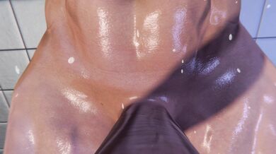 Juicy Japanese Yoga Instructor Gets Soapy in the Shower and Gets Licked Dry in 'Post Workout Shower Part 2' by WeeBleedUrine