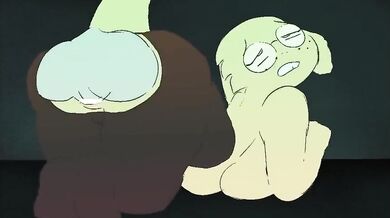 Amalgamte/Everyman drills Alphys' tight asshole