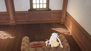 Furina and Aether's Steamy Sofa Sex Romp in Latest Animated Mod Release!