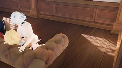 Furina and Aether's Steamy Sofa Sex Romp in Latest Animated Mod Release!