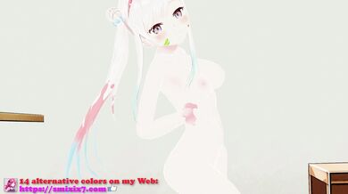 Cupid's Naughty Dance: A Hololive Hentai Vtuber Performance with Airani and Lofifteen in 3D MMD