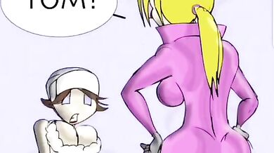 Nuts vs Guts Reimagined: Nina and Anna's Crotch Kicking Brawl