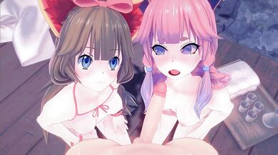 Pokemon's Serena and Sylveon Lust for that Sperm!