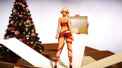 - Horny Elf Sluts Shake Their Tits and Ass in a Christmas Fuck Fest