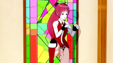 Madoka and Kyoukos Magical Sakura Orgy!