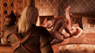 - Ysolda and Yennefer's Hot Threesome with Redguard